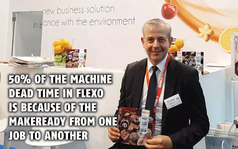 50% of the machine dead time in flexo is because of the makeready from one job to another - The Noel D'Cunha Sunday Column